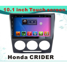 Автомобильный DVD-навигатор с системой Android GPS для Honda Crider 10,1-дюймовый емкостной экран с телевизором / WiFi / Bluetooth / MP4